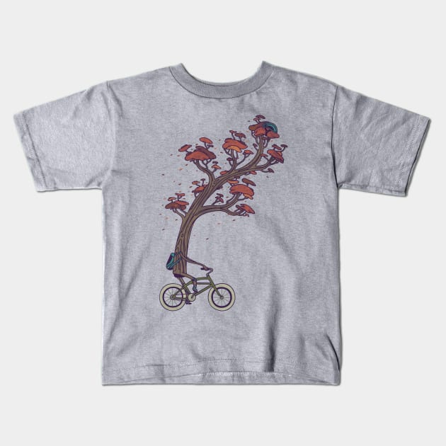 Heading South for the Winter Kids T-Shirt by againstbound